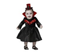 Atosa disfraz vampiresa bebé niña vestido negro 12 a 24 meses