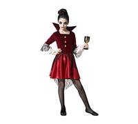 Atosa disfraz vampiresa borgoña niña infantil 7 a 9 años