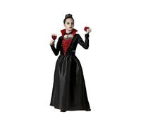 Atosa disfraz vampiresa elegante negro niña infantil 5 a 6 años