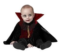 Atosa disfraz vampiro bebe niño negro y rojo 24 meses