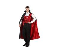 Atosa disfraz vampiro hombre adulto capa larga XS