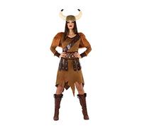 Atosa disfraz vikinga marrón adulto mujer adulto XL