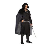 Atosa disfraz vikingo hombre adulto guardián negro M