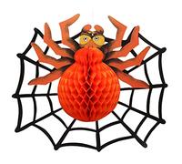 ATOSA farolillo colgante araña halloween 43x39 cm con telaraña