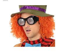 ATOSA gafas carnaval espirales negro adulto