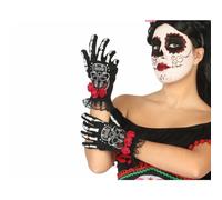 ATOSA guantes cortos halloween esqueleto