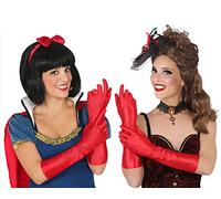 ATOSA pack 2 unidades guantes rojos brillantes 40 cm