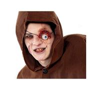 ATOSA herida falsa con cicatriz y ojo infectado 18x13 cm para halloween