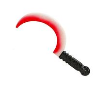 ATOSA hoz ensangrentada con efecto luminiscente para halloween 36 cm