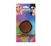 ATOSA maquillaje al agua pintura facial color marron