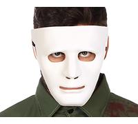 ATOSA máscara blanca de pvc para asesino o personaje de terror