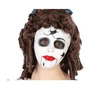 ATOSA máscara muñeca asesina blanca para mujer adulto
