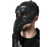 ATOSA máscara negra de asesino para halloween hombre adulto