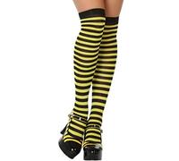 ATOSA medias rayas amarillo abeja