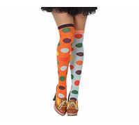 ATOSA medias payaso naranja azul lunares multicolor mujer adulto