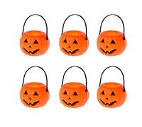 ATOSA mini calabazas decorativas 25x13cm pack de 6 unidades