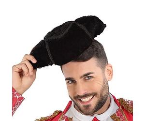 ATOSA montera torero adulto ribetes dorados interior acolchado