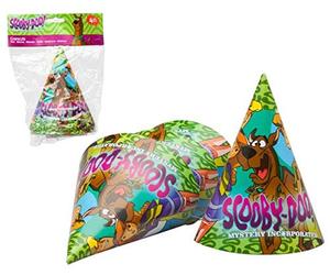ATOSA pack 4 uds gorro fiesta scooby doo 16 cm