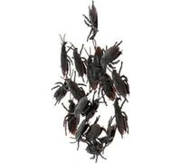 ATOSA pack cucarachas negras halloween 12 u