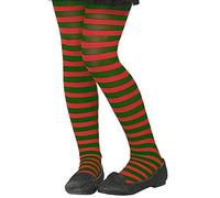 ATOSA pantys rayas verde/rojo niña