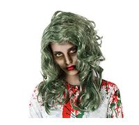 ATOSA peluca halloween bruja gris ondulado