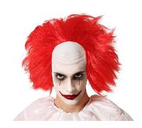 ATOSA peluca halloween payaso naranja calvo