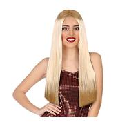 ATOSA peluca lisa rubia extra largo 60 cm