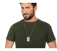 ATOSA placa identificación militar metálica