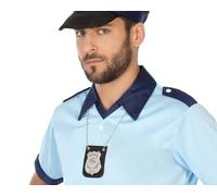ATOSA placa policía con cordón para disfraz de agente o detective