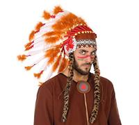 Atosa-56737 Plumas Gran Jefe Indio, Multicolor (56737)