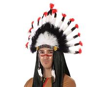ATOSA plumas indio carnaval hombre adulto