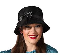 ATOSA sombrero años 20 negro lazo
