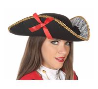 ATOSA sombrero capitán pirata negro