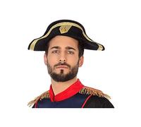 ATOSA sombrero carnaval historia negro dorado hombre adulto