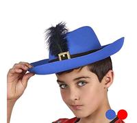 ATOSA sombrero mosquetero historia rojo hombre niño