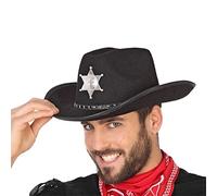 ATOSA sombrero oeste negro sheriff