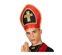 ATOSA sombrero papa religión rojo negro hombre adulto