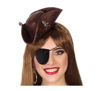 ATOSA sombrero pirata marrón mujer adulto