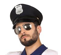 ATOSA sombrero policía ley y orden negro hombre adulto