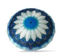 Atosa sombrilla de playa de aluminio modelo con upf 50+ azul