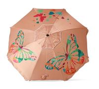 Atosa sombrilla de playa reclinable de aluminio modelo con upf 50+ rosa