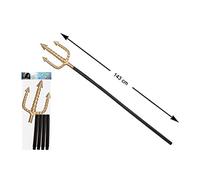 ATOSA arma tridente negro dorado adulto