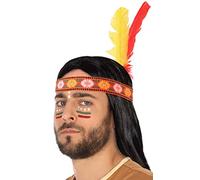 ATOSA turbante plumas indio