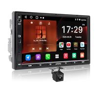 ATOTO A5 Radio Coche 2 DIN, 7" Pantalla táctil Autoradio, CarPlay y Android Auto Inalámbrico, Conexión a Internet WiFi/Bluetooth/USB, Cámara Trasera, Phonelink, 24B-EQ DSP, 2G+32G, FM/RDS