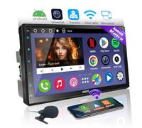 ATOTOEXCEL A6PF Radio de Coche Android 2 DIN, 7 Pulgadas Dab+ Radio, inalámbrico CarPlay e inalámbrico Android Auto, Tethering de WiFi/BT/USB, Doble Bluetooth, GPS Navegador Coche, 2G+32G