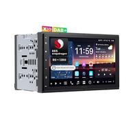 ATOTOZONE 7" QLED Dab Radio 2 DIN Android, Agente de IA & Visión IA, Alerta Golden Hour, LiveView Re-Moto, 4G LTE, Sonido 7.1.2 CH, CarPlay inalámbrico y Android Auto, 8G+128G, Entrada HDMI,X10DG2B7E