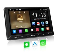 ATOTOZONE A5L 10.1" Radio Coche 2 DIN con CarPlay y Android Auto, 2+32G Autoradio Android Pantalla Táctil, Conexión a Internet WiFi/Bluetooth/USB, MirrorLink, 24 EQ DSP/FM/RDS/GPS