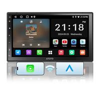 ATOTOZONE A5L Radio 2 DIN Android con CarPlay & Android Auto Inalámbrico, AI Radio para Coche Pantalla Táctil 7 Pulgadas con GPS Navi, Wi-Fi/BT/USB, DSP& EQ 24Bandas, 2G+32G