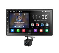 ATOTOZONE Radio 2 DIN Android, CarPlay & Android Auto Inalámbrico, 7 Pulgadas Autoradio con GPS Navi, Wi-Fi/Bluetooth/USB, AI-Chat, 24 EQ&DSP, Mirror Link, Cámara Trasera, A5LG2B7T-S01