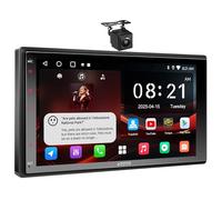 ATOTOZONE Radio 2 DIN Android, CarPlay & Android Auto Inalámbrico, 7 Pulgadas Autoradio con GPS Navi, Wi-Fi/Bluetooth/USB, AI-Chat, 24 EQ&DSP, Mirror Link, Cámara Trasera, A5LG2B7T-S01